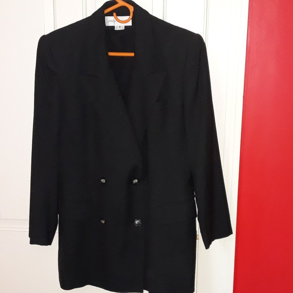 Vintage Jones of NY Charcoal Great Blazer - Sz 8